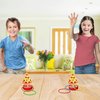 Gamie Pizza Ring Toss Games for Kids, Set of 6, Mini Desktop Ring Tossing Games with Pizza Stand and 4 Rings, Carnival Birthday Party Favors, Goodie Bag Fillers, Fun Indoor Toys for Boys and Girls