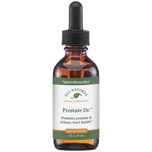 Native Remedies Prostate Dr. - All Natural Herbal Supplement Supports Prostate Gland Health and Urinary Tract Functioning - 59 mL