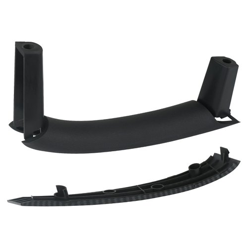 APPERFiT 350Z Door Pull Handle Grip & Trim Assembly (Carbon Fiber) Right Passenger Side Compatible with Nissan 350Z Accessories 2003-2005 Replaces 80932-CD000 80978-CD000