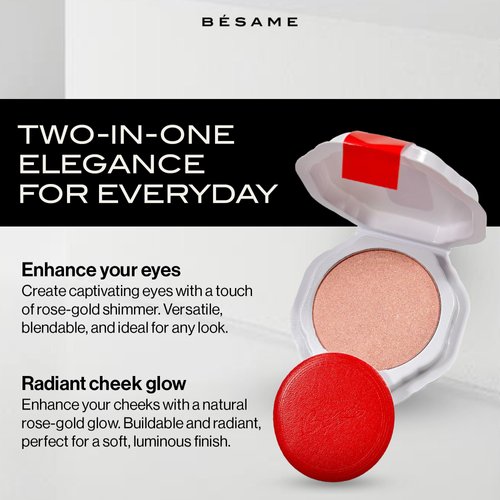 Besame Cosmetics - Rose Gold Highlighter Refill