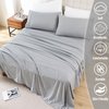 Twin Sheet Set - 3 Piece Soft Breathable Bed Sheets for Twin Size Bed, Extra Deep Pocket Luxury Brushed Sheets, Cooling Hotel Bedding Sheets and Pillowcases, Wrinkle Free Oeko-Tex Sheets