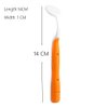 Ceonam 2 Pcs Dental Mirror with Light Tool LED Lighted Teeth Inspection Mirror Anti Fog Curve Angle Dentist Oral Care Tool