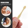 FOMIYES 50 pcs mask spoon beauty scoop eye cream spatula face cream spoon gold mask plastic scoops mask for face Skin Care Cream Spoons Face Cream Pick Spoon Makeup Pick Spoons lotion mini