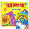 AluAbi Foam Sticker No Mess Sticker Art Craft Kit for Kids, DIY Creative Fun Foam Paper Craft, Learning Toy Children Travel Toys Activity Gifts for Boys Girls Toddlers Ages 3 4 5 6 7 8 (Sunflower)