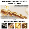 Batana Oil Hair Mask, Raw Batana Oil for Hair Growth, Repair Damaged Hair, Leave Hair Smoother, Eliminates Split Ends & Increases Shine, 120ml