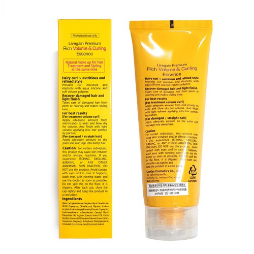 LENITH Premium Volume & Curling Essence Treatent and Styling Cream Type 5.40 fl oz