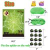Funnlot Pin The Tail Halloween Kids Halloween Games Party Pin The Spider On The Web Game Halloween Party Games for Kids Halloween Party Activities Halloween Pin The Tail Game