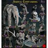 Wildspire Heroes, NPC Animal Companions & Troll King for DND Miniatures Bulk 28mm-32mm DND Minis Dungeons and Dragons Miniatures D&D Miniatures Fantasy Figures Unpainted Pathfinder Miniatures