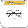 Wizard Theme Party Favors - Wand Pencils, Wizard Glasses with Round Frame No Lenses for Kid Student Magic Birthday Gift, School Party Supplies ,Halloween Decor,12pcs each
