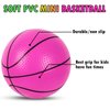 FAKOFIS Mini Basketball with Pump 7 Inch Replacement Basketball for Mini Hoops,Small Toy Basketball for Kids Indoor Outdoor Play, Waterproof Pool Basketball for Beach Game (with 3 Packs)