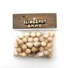 Treasure Gurus Wooden Pellets Slingshot Ammunition Rounds 40 Wood Sling Shot Ammo Balls
