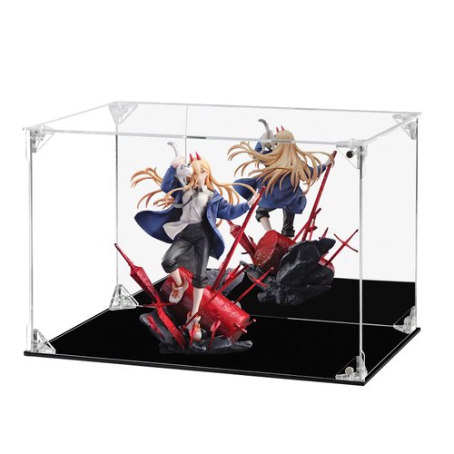 11.8x7.9x7.9inch Display Case, Fairly Sturdy for Collectibles Assemble Clear Acrylic Box Alternative Glass Case for Display Action Figures Home Storage Organizing Toys (11.8x7.9x7.9inch)