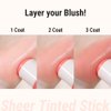MAKEHEAL SHEER STICK BLUSH, 3 in 1 Multi stick, moisturizing, creamy, lightweight, versatile, easy to use on the go, blends effortlessly, 6g 0.2 Oz (04 ROSA, 0.2 Oz)