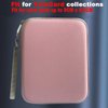 Card Case Compatible for Yoto Card Case Holder 80 Pockets Card Folder Card Binder with Zipper fit 2.3 * 3.4 inch Mini Audiobook Cards (Pink)