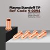 WeldingStop 9-0094 9-0096 SL40 Torch Plasma Electrode Tip fit Thermal Dynamics Cutmaster 42/12+ Plasma Cutter SL40 Plasma Torch Consumables 10pcs