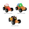 ROLOSO Newly Licensed Angry Birds Go Toys Collectible Kart Racer Car (Set of 6) Figures Flock Pack Playsets Sets Pig City Strike 2 Takedown Space Planet Movie Kids Game Boys Girls Red Bomb Gift Box