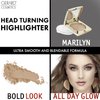 Gerard Cosmetics Star Powder Highlighter Marilyn | Gold Mineral Highlighter Makeup for Glowing Skin | Professional Facial Luminizer | Cruelty Free | Made in the USA