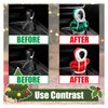 JOYCOURT Christmas Car Shift Knob Hoodie Cover, Christmas Style Hoodie Winter Warm Car Shift Cover Shifter Hoodie Protector, Universal Shift Knob Cover Car Interior Decor Accessories (Red&Green)
