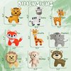MOMOTOYS Sewing Kit for Kids, Fun & Educational Wild Animals Sew Craft Set for Boys and Girls Ages 8-12, Complete Beginner Sewing Kit with Felt Plushie for Creative DIY Projects