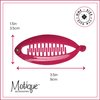 Set of 6 Mini Banana Clips - Three Pinks