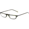The Posh Reader Reading Glasses, Spring Hinge Metal Rectangle Frame for Men and Women + 2.00 Green