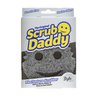 Scrub Daddy Smiling Scrubber, Grey - Scratch-Free Multipurpose Dish Sponge - BPA Free & Made with Polymer Foam - Stain & Odor Resistant Kitchen Sponge (1 Count)