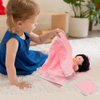 Baby Doll Accessories Doll Bedding Kit Playset Soft Blanket Mattress Pillow Fits 8-12 Inches Doll for Girls Dollhouse Gifts