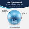 OPTP Soft Gym Overball – 9 Inch Inflatable Pilates Ball for Stabilization Training, Pelvic Core Exercise, Correct Body Position, Muscle Activation and More