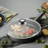 Tempered Glass Lid with Heat Resistant Handle,10.5"/26cm, Clear