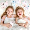 Konsait Spa Party Favors Spa Kids Tattoos Temporary for Girls, 99 Pcs+ Fake Tattoos Slumber Party Supplies for Girls Spa Day Party Supplies Birthday Makeup Party Favors