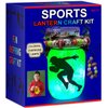 NUMI'SMILE Sports Nightlight Gifts for Boys, DIY Kids Crafts Ages 3 4 5 6 7 8-12 Years Old, Baseball, Soccer, Basketball, Football Gifts, Hockey, Tennis, Surfing Art Kit
