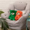 WENMOTDY Super Color Teddy Bear Stuffed Animals Plush Toy for Children Girlfriend Family Congratulations Baby Shower Birthday Green 14 inch