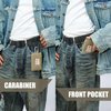 Rough Enough Boys Wallet for Teen Boys Kids Neck Lanyard Keychain Wallet with Zipper in Canvas Tactical Army Green