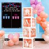 MISS FANTASY Gender Reveal Decor Gender Reveal Decorations - 54 Voting Gender Reveal Games Gender Reveal Ideas Boy or Girl Party Supplies for Gender Reveal Voting Use