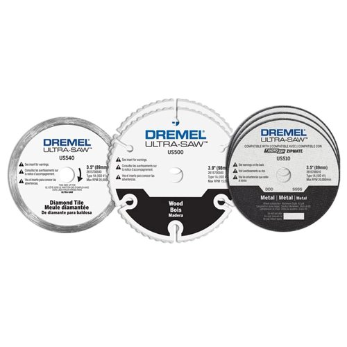 Dremel US700 Ultra-Saw 6-Piece Cutting Wheel Kit, White
