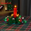 LED Lighting Kit Compatible with Lego Christmas Table Decoration Building Kit 40743, Creative Light Compatible with Lego 40743 Set (Lights Only, No Lego Models)
