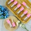 MOCIKE 10PCS Empty Lip Gloss Tubes,6ml Pink Lip Gloss Containers Empty With Thick Wand, For DIY Lip Gloss Making (Pink)