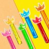 uoyoi Princess Party Favors,24Pcs Glitter Crown Bubble Wands for Kids,Bling Crown Bubble Wand for Princess Birthday Party Supplies,Classroom Prizes Pinata Goodie Bag Stuffers Gift