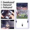 40 Count TopLoaders Card Sleeves for Trading Cards, Baseball Card Sleeves Holder Card Protectors Hard Plastic Top Loaders Fit for Game Cards, Sports Card
