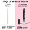 GHFCZOO Makeup Remover Eraser Pen - Quick Fix Corrector for Eyes, Lips, Face, Eyeliner & Mascara with 3 Replacement Heads