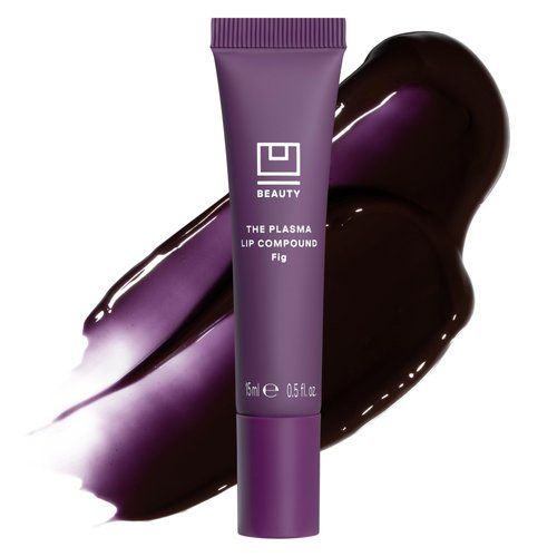 U Beauty The PLASMA Tinted Lip Compound - Anti-Wrinkle & Anti-Aging Treatment - Shimmery Plumping Lip Gloss, Hyaluronic Acid, Shea Butter, Salicylic Acid & Peptides Deeply Hydrate, Fig- 15 mL