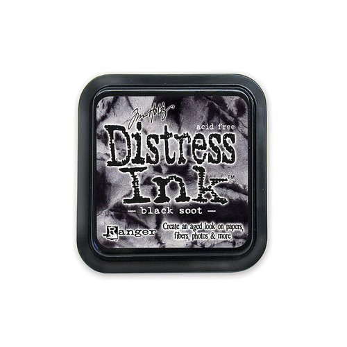 Ranger DIS-19541 Ink Pad, 3 x 3 x 0.75, Black