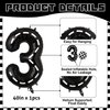 Race Car Balloons Race Car Birthday Party Supplies Tire Wheel Balloons Birthday Party Supplies Foil Number 3 Checkered Tire Balloon Arch Garland Kit Cars Wheels Party Favors Decorations