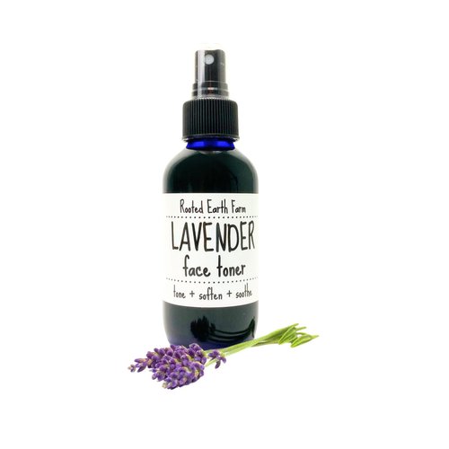 Lavender Facial Toner - 4 fl oz - Facial Mist for Women and Men - All Skin Types