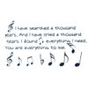 Oottati 2 Sheets Small Cute Temporary Tattoo Stickers Music Notes Finger for Men Women Teens