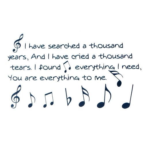 Oottati 2 Sheets Small Cute Temporary Tattoo Stickers Music Notes Finger for Men Women Teens