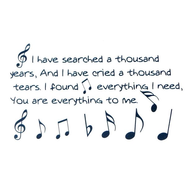 Oottati 2 Sheets Small Cute Temporary Tattoo Stickers Music Notes Finger for Men Women Teens