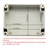 LeMotech ABS Plastic Junction Box, Dustproof Waterproof IP65 Electrical Box - Universal Project Enclosure Grey, with PC Transparent/Clear Cover 4.53 x 3.54 x 2.16 inch (115 x 90 x 55 mm)