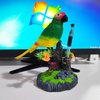 Tipmant Electronic Bird Toys Electric Parrots Animal Pets Move Chirp Realistic Home Office Room Decoration Kids Birthday Gifts (Green)