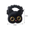 2 PCS Cute Cat Hair Ties Rubber Bands Elastic Hair Bands Headwear for Women Girls Thick Thin Hair White Black Hair Accessories Ornaments